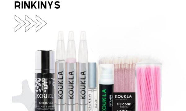 KOUKLA blakstienų laminavimo rinkinys MAXI