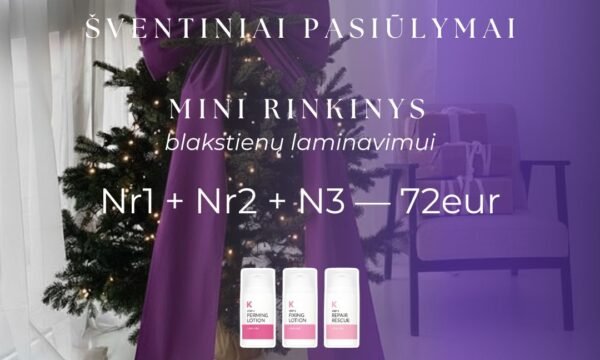 MINI rinkinys blakstienų laminavimui