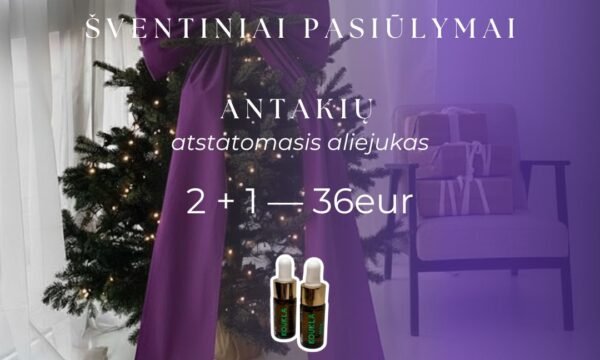 KOUKLA antakių atstatomasis aliejukas 2 + 1