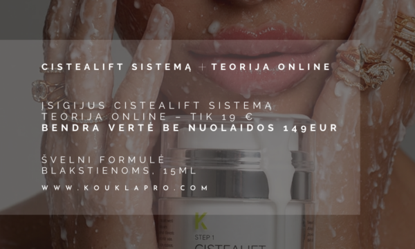 KOUKLA Cistealif ir Cisteafix rinkinys + Teorija Online
