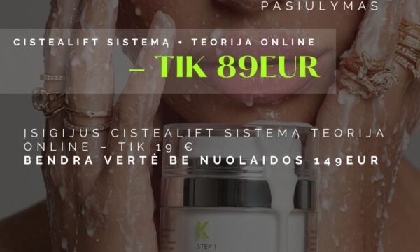 KOUKLA Cistealif ir Cisteafix rinkinys + Teorija Online